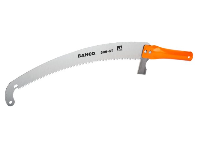 Bahco 385-6T rúdra szerelhető fűrészfej kampós heggyel és kéregtörővel, 360 mm