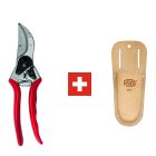 Felco 2 pruning shears + Felco 910 leather case