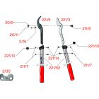 Felco 221-70 two-handed pruning shears