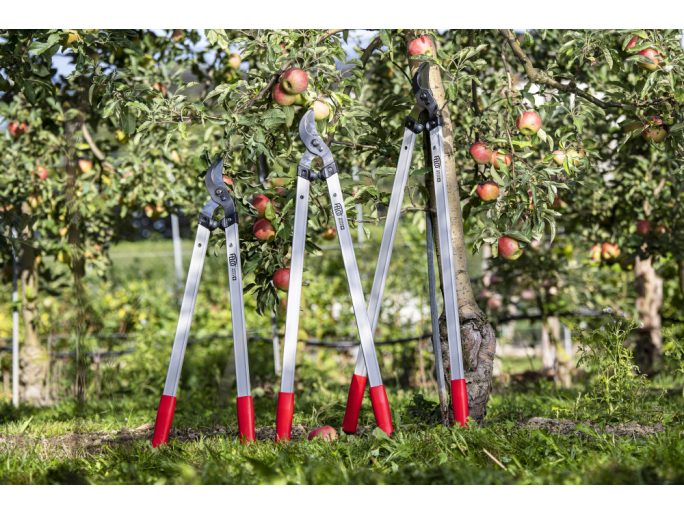 FELCO 221-80 kétkezes ágvágó olló 800 mm-es nyéllel, 45 mm vágásátmérő, magassági metszéshez