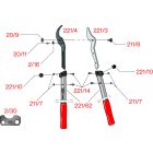 Felco 221-80 two-handed pruning shears