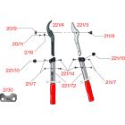 Felco 221-90 two-handed pruning shears