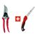 Felco 2 pruning shears + Felco 600 hacksaw in gift box