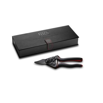 FELCO 6 Prémium Special Edition metszőolló fekete eloxált homokfúvott nyéllel és fekete krómozott pengével