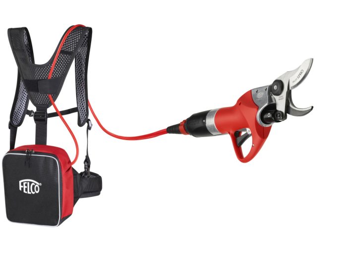 FELCO 812 Plus akkumulátoros metszőolló komplett csomag bővített tartozékkészlettel, 35 mm, XPRO penge