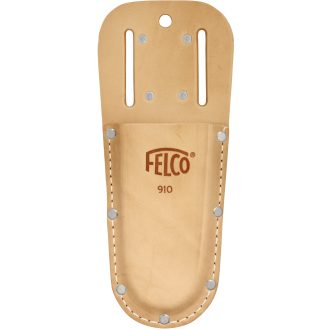 FELCO 910 valódi bőr övtok metszőollóhoz, fűzőhurokkal és csattal, 235 mm hosszú