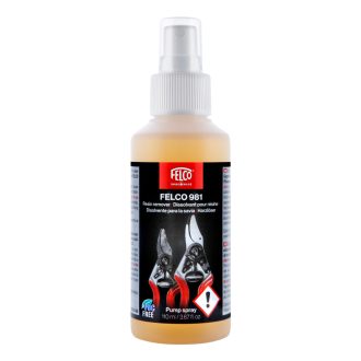 FELCO 981 habzó tisztító spray metszőollóhoz, gyanta és beszáradt növényi nedv oldására, 70 gramm