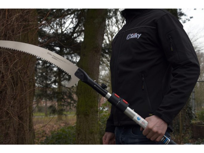 Silky Hayauchi 3000-6.5 három részes teleszkópos ágvágó 390 mm-es ívelt pengével és két sarlóval
