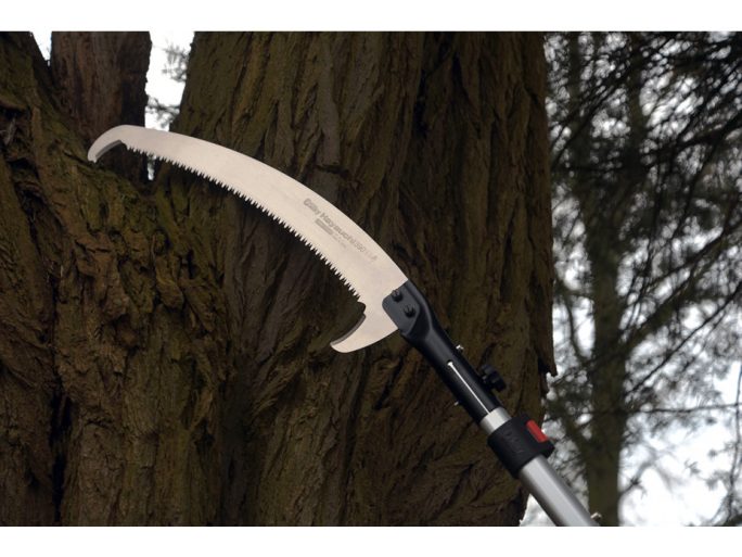 Silky Hayauchi 3000-6.5 három részes teleszkópos ágvágó 390 mm-es ívelt pengével és két sarlóval