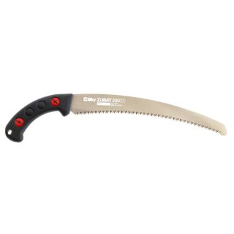 Silky Zübat 330-7.5 ívelt pengéjű japán húzófűrész teljes szárú pengével és gumi GOM markolattal