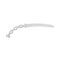 Silky Tsurugi Curve 210-10 ívelt gyári cserepenge közepes fogazattal, 210 mm-es lappal