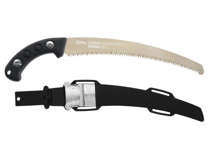 Silky Zübat Arborist 330-5.5 extra nagy fogazatú ívelt japán húzófűrész puha, friss fához