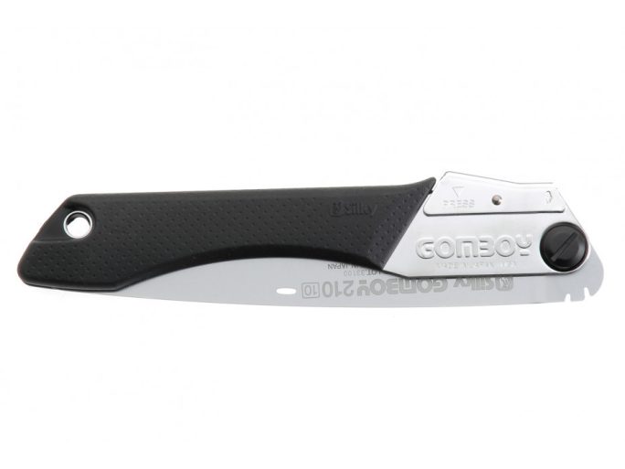 Silky Gomboy 210-10 összecsukható japán húzófűrész egyenes 210 mm-es pengével és gumi GOM markolattal