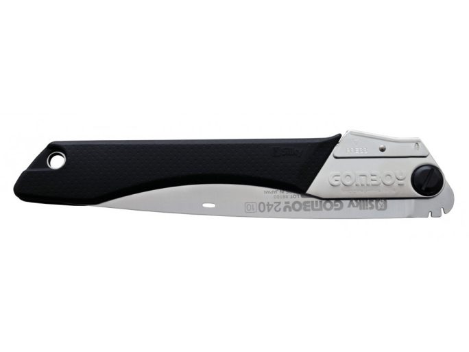 Silky Gomboy 240-10 összecsukható japán húzófűrész gumi GOM markolattal, 240 mm-es kihajtott pengével