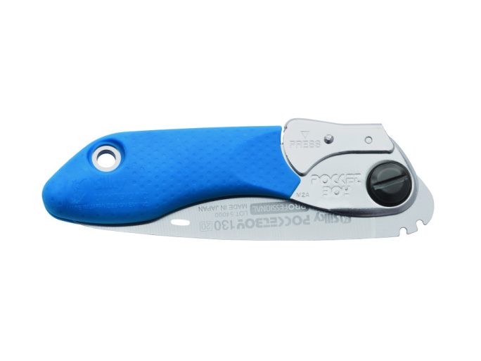 Silky Pocketboy 130-20 blue összecsukható zsebfűrész finom fogazattal, keményfához