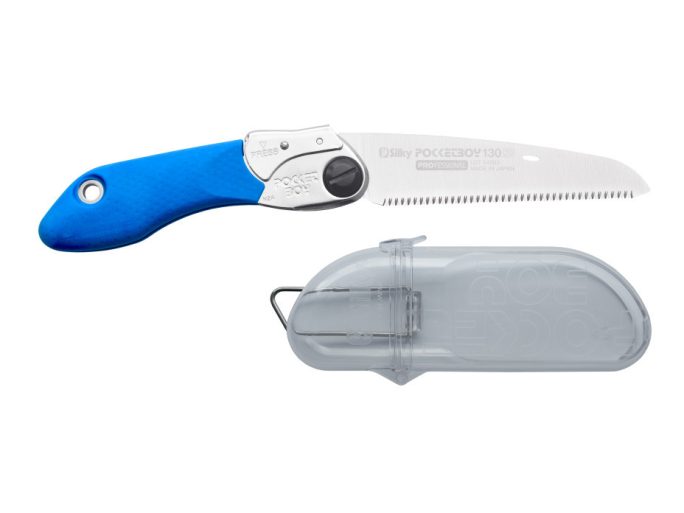 Silky Pocketboy 130-20 blue összecsukható zsebfűrész finom fogazattal, keményfához