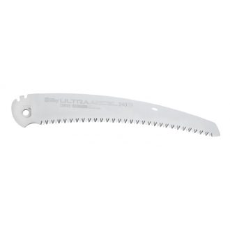 Silky Ultra Accel Curve gyári cserepenge, 240 mm-es ívelt lap nagy fogazattal, fej fölötti munkához