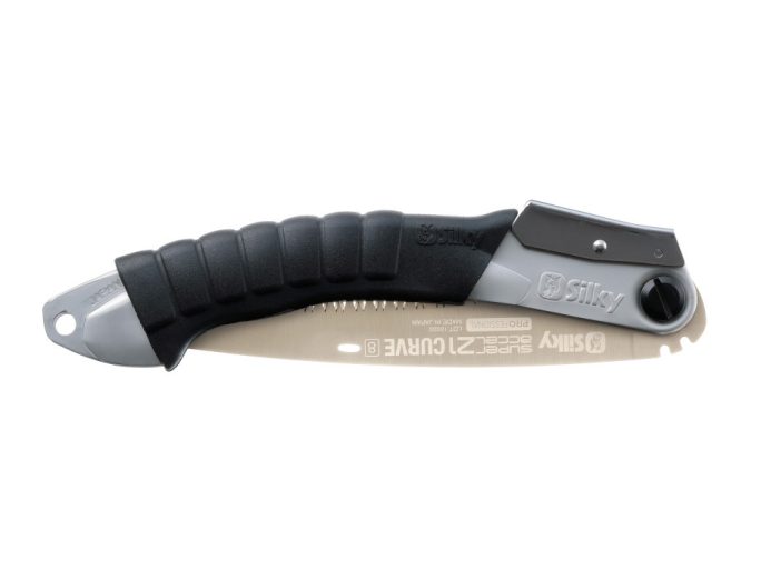 Silky Super Accel Curve 210-8 becsukható ívelt fűrész nikkel bevonatú pengével és gumi markolattal