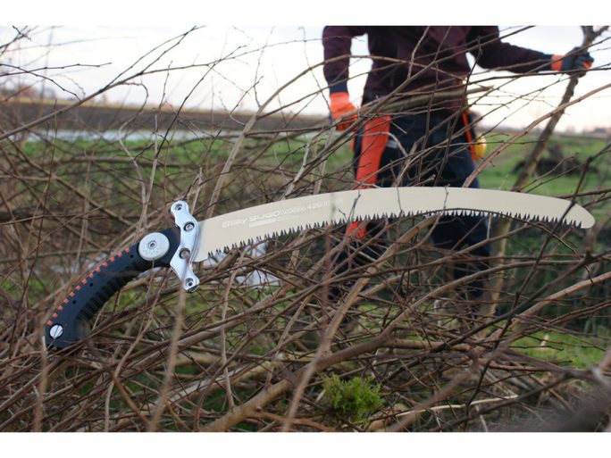 Silky Sugowaza 420-6.5 fűrész extra keresztvédős markolattal, 420 mm-es ívelt pengével