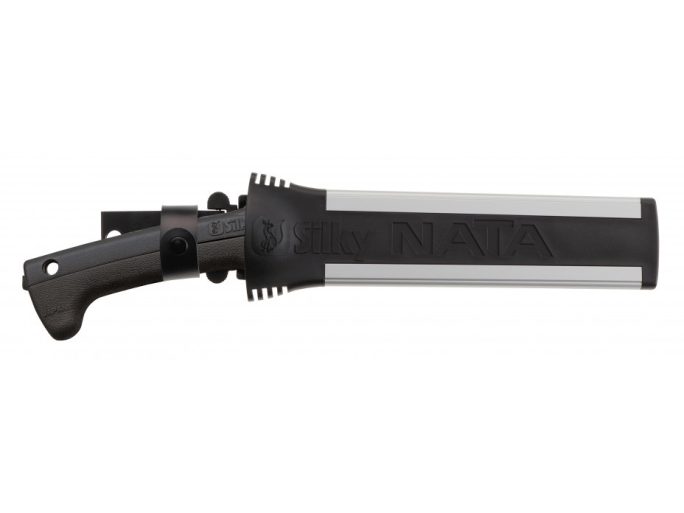 Silky NATA 210 mm dupla élű fejsze hosszabb kovácsolt pengével és Genki gumi markolattal