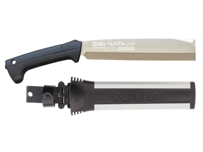 Silky NATA 240 mm dupla élű fejsze a család legnagyobb pengéjével és Genki gumi markolattal