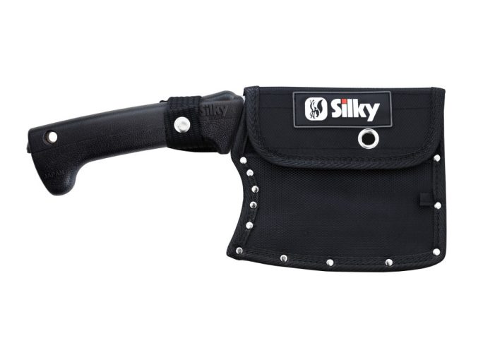 Silky Ono 120 japán balta átmenő pengével, Genki gumi markolattal és nylon tokkal