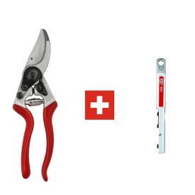 Felco 8 pruning shears + Felco 905 sharpener