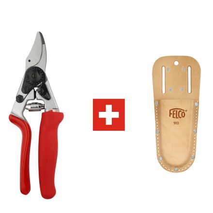 Felco 12 pruning shears + Felco 910 leather case