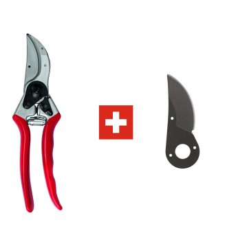 FELCO 2 metszőolló és F-Tech 2/3 pótpenge együtt, tartalék vágóél a szezonra