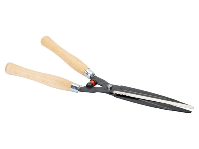 Bahco P57-25-W-F fanyelű sövénynyíró olló hullámos élű 230 mm-es pengével, wavy kivitel